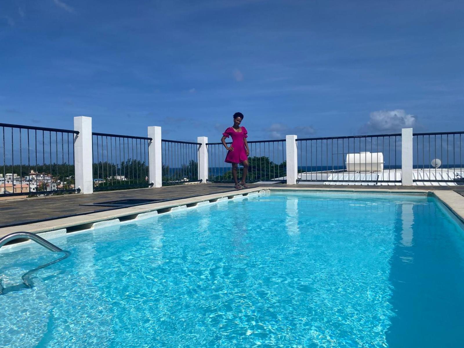 Modernes Apartment & Pool Mit Mega Aussicht Flic-en-Flacq 外观 照片